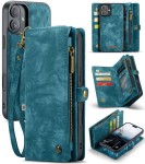 CASEME Niebieskie Etui Pokrowiec Portfel do iPhone 16