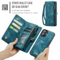 CASEME Niebieskie Etui Pokrowiec Portfel do iPhone 16