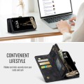 CASEME Czarne Etui Pokrowiec Portfel do iPhone 16