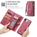CASEME Czerwone Etui Pokrowiec Portfel do iPhone 16e