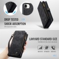 CASEME Czarne Etui Pokrowiec Portfel do iPhone 16e