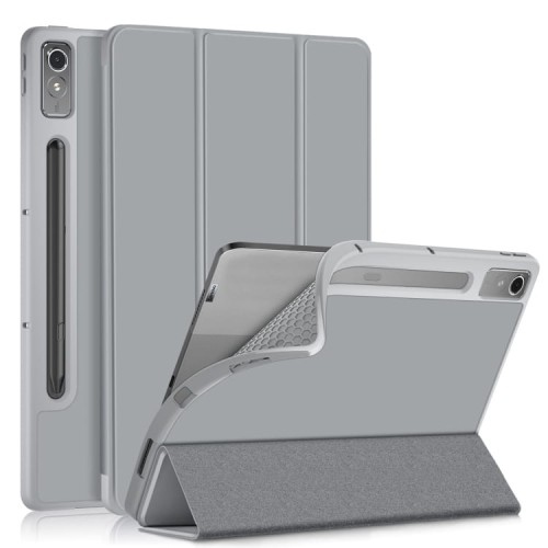 Szare Etui Smart Cover do Lenovo Tab P12 12.7 / Tab P12 Pro 2 gen