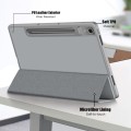Szare Etui Smart Cover do Lenovo Tab P12 12.7 / Tab P12 Pro 2 gen
