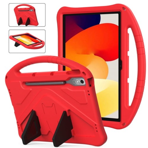 Shockproof Pancerne Etui EVA dla Dzieci do Lenovo P12 12.7 czerwone
