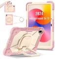 Pancerne Etui z Uchwytem i Paskiem do Huawei MatePad SE 11 2024 różowe