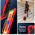 Pancerne Etui z Uchwytem i Paskiem do Huawei MatePad SE 11 2024 czerwone