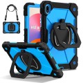 Pancerne Etui z Uchwytem i Paskiem do Huawei MatePad SE 11 2024 niebieskie