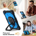 Pancerne Etui z Uchwytem i Paskiem do Huawei MatePad SE 11 2024 niebieskie