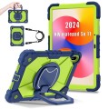 Pancerne Etui z Uchwytem i Paskiem do Huawei MatePad SE 11 2024 zielono-granatowe