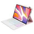 Różowe Etui Podświetlana Klawiatura do Huawei MatePad SE 11 2024