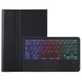 Czarne Etui Podświetlana Klawiatura do Huawei MatePad SE 11 2024