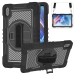 Pancerne Etui z Uchwytem i Paskiem do Huawei MatePad SE 11 2024 czarne