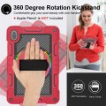 Pancerne Etui z Uchwytem i Paskiem do Huawei MatePad SE 11 2024 czerwone
