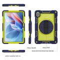 Pancerne Etui z Uchwytem i Paskiem do Huawei MatePad SE 11 2024 zielono-granatowe