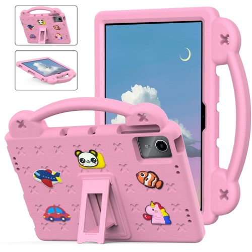 Shockproof Pancerne Etui EVA dla Dzieci do Huawei SE 11 2024 różowe