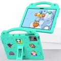 Shockproof Pancerne Etui EVA dla Dzieci do Huawei MatePad SE 11 2024 zielone