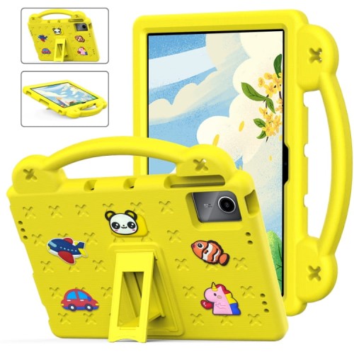 Shockproof Pancerne Etui EVA dla Dzieci do Huawei MatePad SE 11 2024 żółte
