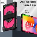 Mocne Etui z Uchwytem i Paskiem do Huawei MatePad SE 11 2024 różowe