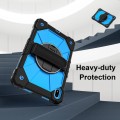 Mocne Etui z Uchwytem i Paskiem do Huawei MatePad SE 11 2024 niebieskie