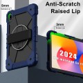 Mocne Etui z Uchwytem i Paskiem do Huawei MatePad SE 11 2024 granatowe