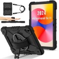 Mocne Etui z Uchwytem i Paskiem do Huawei MatePad SE 11 2024 czarne