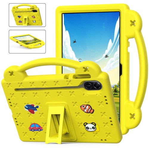 Pancerne Etui EVA dla Dzieci do Honor Pad X9 / X8 Pro 11.5 żółte