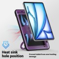 Mocne Etui z Uchwytem i Paskiem do iPad Air 11 2025 / iPad Air 11 2024 fioletowe