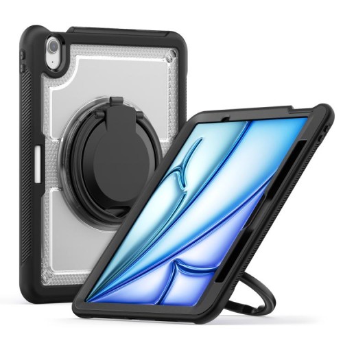 Mocne Etui z Uchwytem i Paskiem do iPad Air 11 2025 / iPad Air 11 2024 transparentne