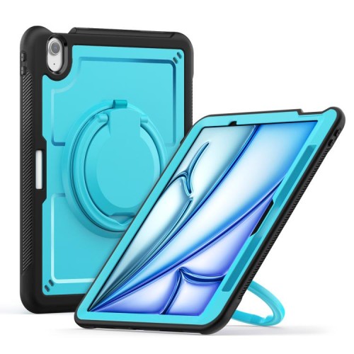 Mocne Etui z Uchwytem i Paskiem do iPad Air 11 2025 / iPad Air 11 2024 niebieskie