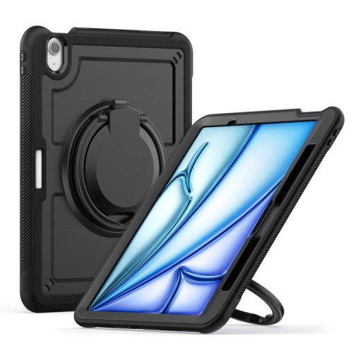 Mocne Etui z Uchwytem i Paskiem do iPad Air 11 2025 / iPad Air 11 2024 czarne