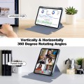 Fioletowe Obrotowe Etui Klawiatura do iPad Air 11 2025 / iPad Air 11 2024