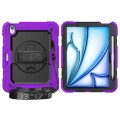 Pancerne Etui z Uchwytem i Paskiem do iPad Air 11 2025/2024 fioletowe