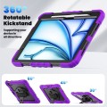 Pancerne Etui z Uchwytem i Paskiem do iPad Air 11 2025/2024 fioletowe