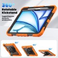 Pancerne Etui z Uchwytem i Paskiem do iPad Air 11 2025/2024 orange