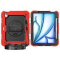 Pancerne Etui z Uchwytem i Paskiem do iPad Air 11 2025/2024 czerwone