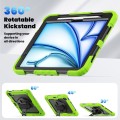 Pancerne Etui z Uchwytem i Paskiem do iPad Air 11 2025/2024 zielone
