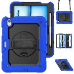 Pancerne Etui z Uchwytem i Paskiem do iPad Air 11 2025/2024 granatowe