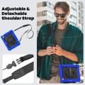 Pancerne Etui z Uchwytem i Paskiem do iPad Air 11 2025/2024 granatowe