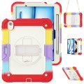 Pancerne Etui z Uchwytem i Paskiem do iPad Air 11 2025/2024 kolorowe