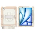 Pancerne Etui z Uchwytem i Paskiem do iPad Air 11 2025/2024 beżowe