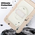 Pancerne Etui z Uchwytem i Paskiem do iPad Air 11 2025/2024 beżowe