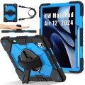 Mocne Etui z Uchwytem i Paskiem do Huawei MatePad Air 12 2024 niebieskie