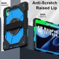 Mocne Etui z Uchwytem i Paskiem do Huawei MatePad Air 12 2024 niebieskie