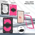 Mocne Etui z Uchwytem i Paskiem do Huawei MatePad Air 12 2024 różowe