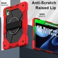 Mocne Etui z Uchwytem i Paskiem do Huawei MatePad Air 12 2024 czerwone
