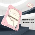Mocne Etui z Uchwytem i Paskiem do Huawei MatePad Air 12 2024 różowe