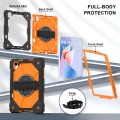 Pancerne Etui z Uchwytem i Paskiem do Huawei MatePad 11.5 S pomarańczowe