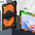 Pancerne Etui z Uchwytem i Paskiem do Huawei MatePad 11.5 S pomarańczowe