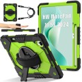 Pancerne Etui z Uchwytem i Paskiem do Huawei MatePad 11.5 S zielone