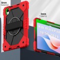 Pancerne Etui z Uchwytem i Paskiem do Huawei MatePad 11.5 S czerwone